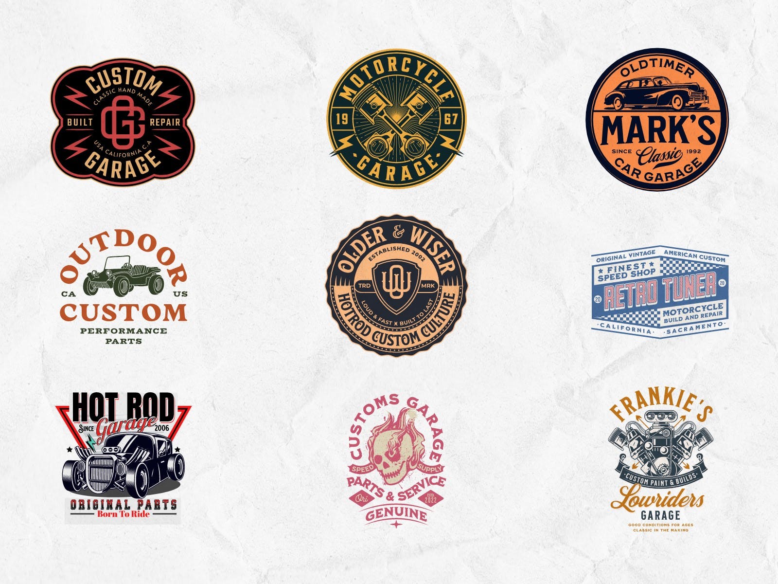 Design Customizable Garage Logos  - Kittl