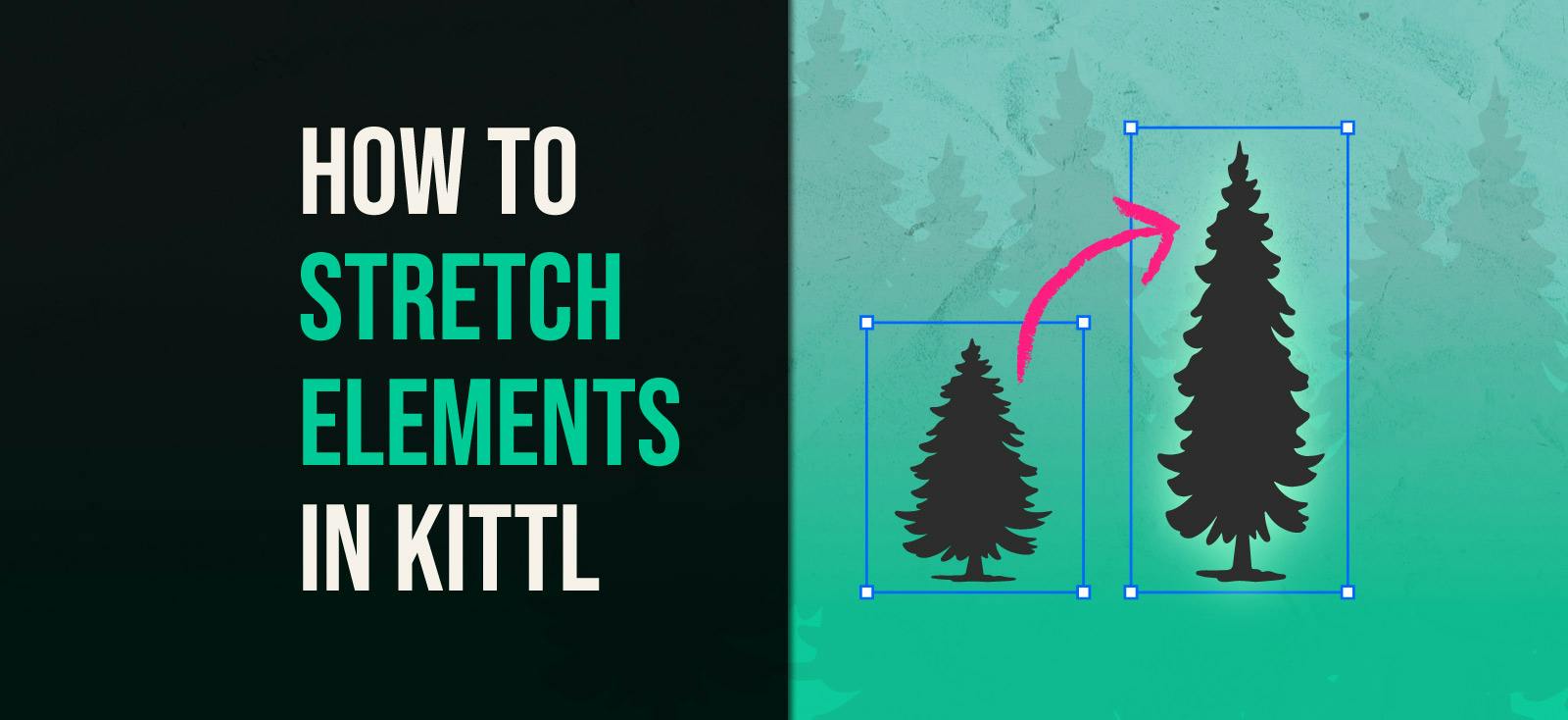 Stretch And Warp Elements In Kittl