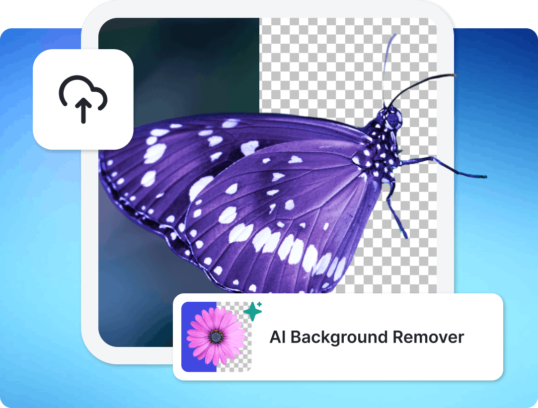 step 1 of SVG Conversion: Upload an image and optionally remove background