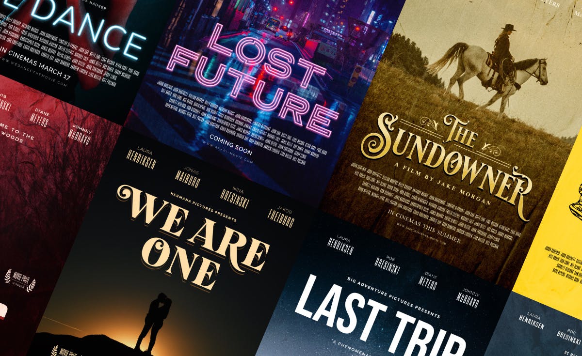 How to create your own movie title design in Kittl