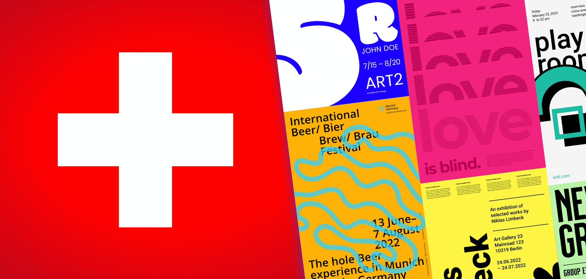 Swiss Style Poster Design