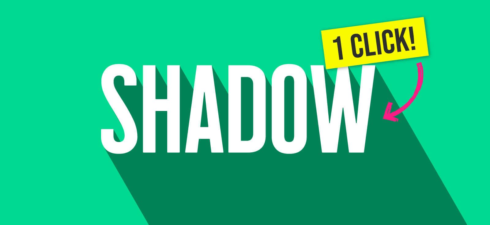 Easy Long Shadow Text Effect